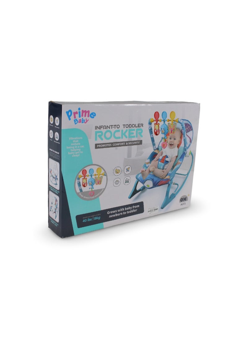 كرسي هزاز للأطفال الرضع والصغار من برايم بيبي، وزن 18 كجم - Image 1